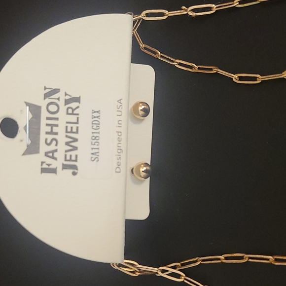 NWT paperclip necklace - Picture 2 of 5